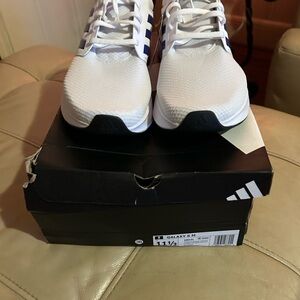 Adidas Galaxy 6 White and Black Sneakers